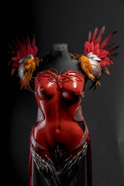 Kadınlar için kırmızı zırh