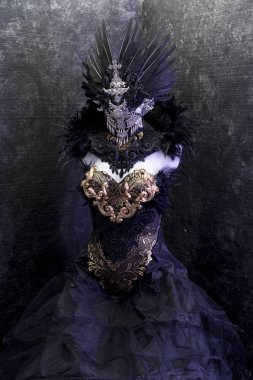 karanlık Gotik elbise 