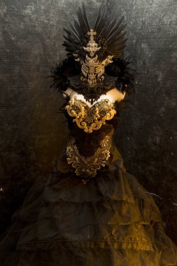 karanlık Gotik elbise 