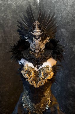 karanlık Gotik elbise 