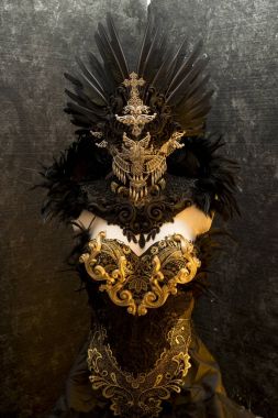 karanlık Gotik elbise 