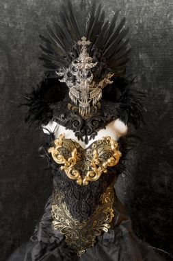 karanlık Gotik elbise 