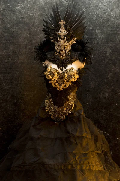 Vestido gótico escuro — Fotografia de Stock
