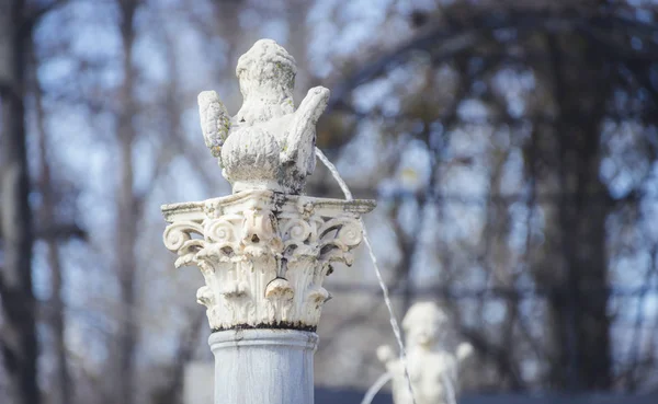 Belle Fontaine Dans Jardin Ville Aranjuez Situé Espagne — Photo