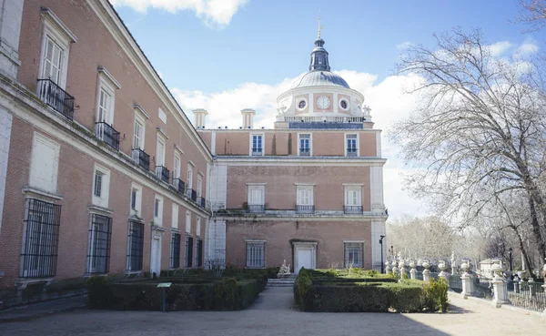 Historiskt Palats Trädgården Aranjuez Spanien — Stockfoto