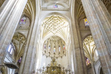 Segovia İspanya Gotik katedral iç