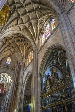 Segovia İspanya Gotik katedral iç