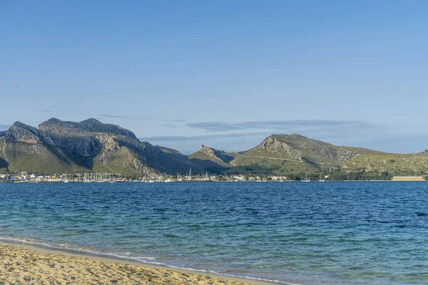 Huellas Playa Isla Ibiza España Vacaciones Escena Verano — Foto de Stock