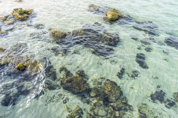 Rocks Sea Waves Mediterranean Sea Next Cabo Formentor Balearic Islands — Stock Photo, Image