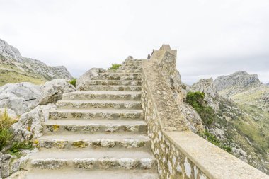 Cape formentor İspanya Majorca Adası üzerinde. Cliffs Akdeniz boyunca