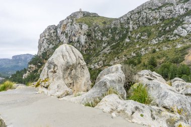 Cape formentor İspanya Majorca Adası üzerinde. Cliffs Akdeniz boyunca