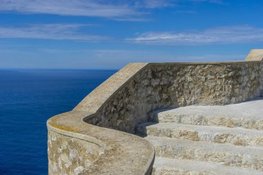 Formentor feneri Ibiza Adası İspanya'da Akdeniz deniz kenarında tatil ve sahne yaz