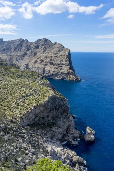 Formentor Ibiza Adası Spanya Akdeniz Deniz Kenarında Tatil Sahne Yaz — Stok fotoğraf