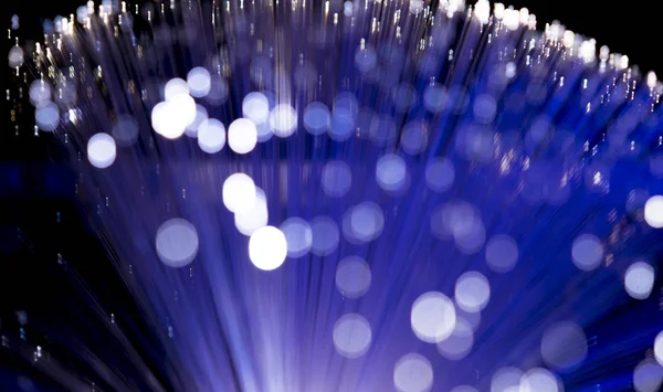 Fiber Optic Zobrazení Data Nebo Internetové Komunikační Koncept — Stock fotografie