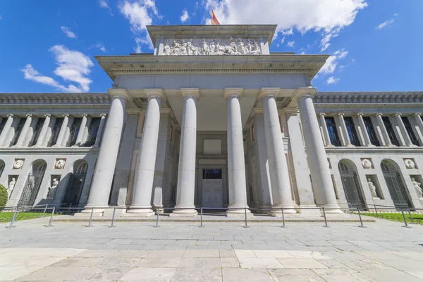 Fachada Principal Del Museo Del Prado Antigua Galería Arte España —  Fotos de Stock