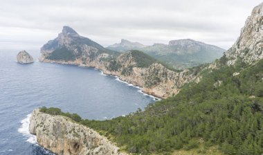 Cape Formentor adasında Mallorca, İspanya