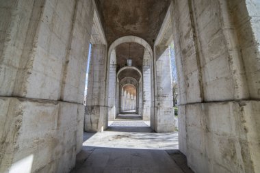 Eski kemerler, mimari. Görme palace, Aranjuez (bir müze günümüzde), 18. yüzyıl, royal residence İspanya Anıtı.
