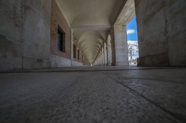 Eski kemerler, mimari. Görme palace, Aranjuez (bir müze günümüzde), 18. yüzyıl, royal residence İspanya Anıtı.