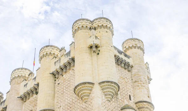 Mittelalterliche Alcazar Burg Stadt Segovia Spanien Altstadt Römischen Ursprungs — Stockfoto