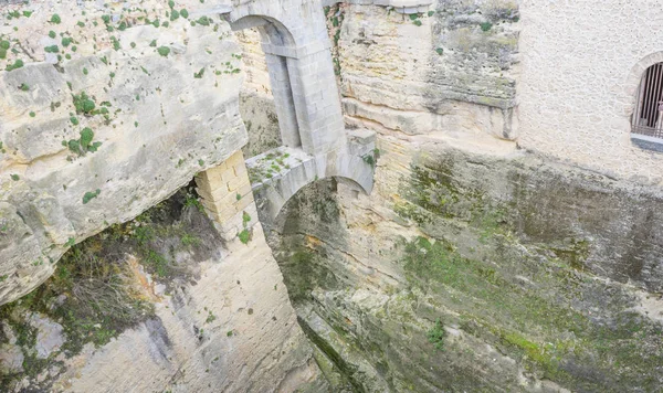 Grube Alcazar Burg Stadt Segovia Spanien Altstadt Römischen Ursprungs — Stockfoto