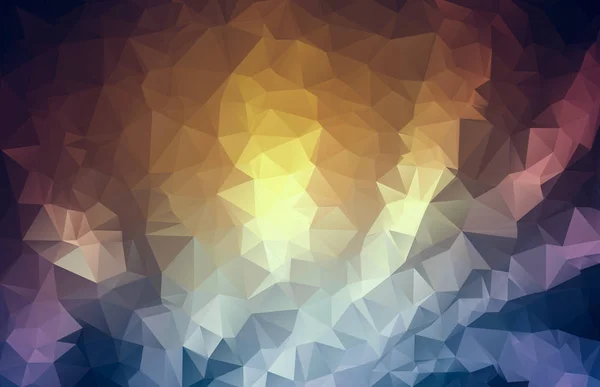 Fire, abstract irregular polygon background with a triangle pattern in full multi color - low poly