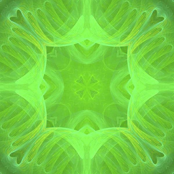 Kwiat Kształcie Fraktal Mandali Cyfrowe Grafiki Dla Kreatywne Projektowanie Graficzne — Zdjęcie stockowe