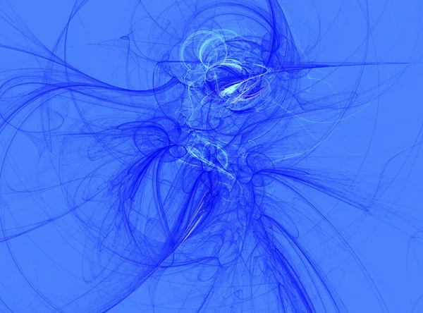Φόντο Μπλε Σχήμα Fractal Ψηφιακά Έργα Τέχνης Για Δημιουργική Graphic — Φωτογραφία Αρχείου