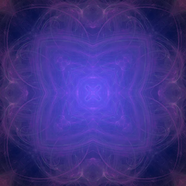 Blumenförmiges Fraktales Mandala Digitales Kunstwerk Für Kreatives Grafikdesign Bunte Leuchtende — Stockfoto