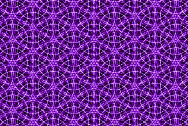 Seamless Dark Purple Curve Line Pattern Abstract Background Grid Mosaic — Stock Photo, Image