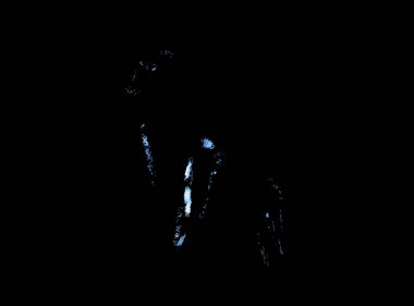 çizgiler, fraktal şekiller elektrik mavi renkte, reklam için modern ve fütüristik tasarımı ile yapılan tasarım arka plan