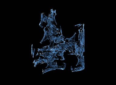 çizgiler, fraktal şekiller elektrik mavi renkte, reklam için modern ve fütüristik tasarımı ile yapılan tasarım arka plan