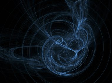 çizgiler, fraktal şekiller elektrik mavi renkte, reklam için modern ve fütüristik tasarımı ile yapılan tasarım arka plan