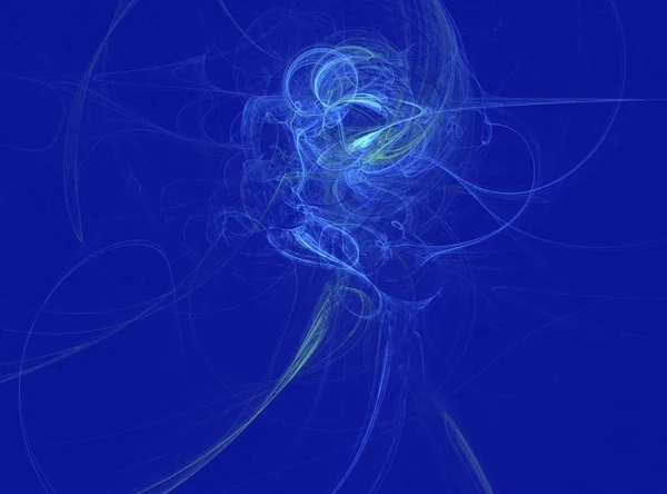 Φόντο Σχέδιο Γίνεται Fractal Σχήματα Ηλεκτρικό Μπλε Χρώμα Μοντέρνο Και — Φωτογραφία Αρχείου