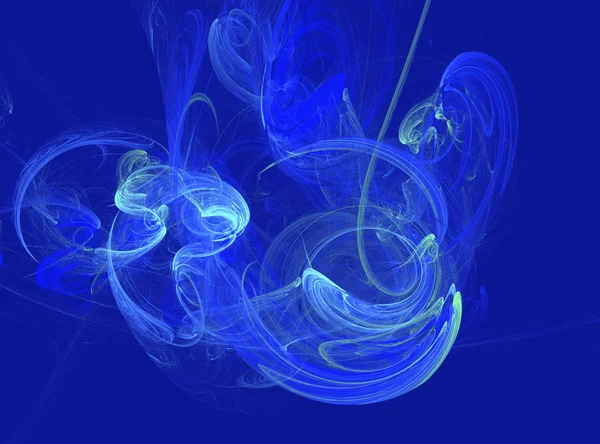 digital, design background made with fractal shapes in electric blue color, modern and futuristic design for advertising