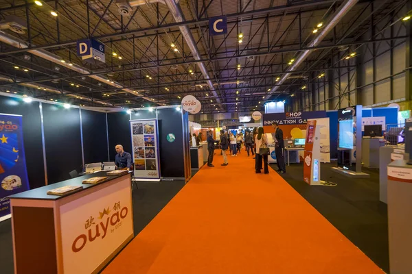 Мадрид Испания Апреля 2018 Omexpo 2018 Digital Marketing Fair Held — стоковое фото
