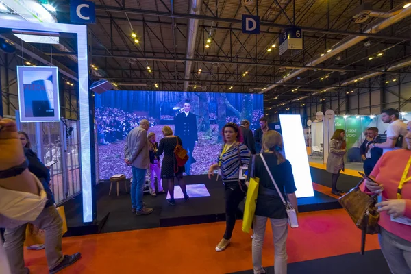 Madrid Spain April 2018 Omexpo 2018 Digital Marketing Fair Held — Stock Photo, Image