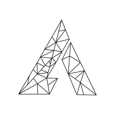 Logo modern geometrik soyut vektör tasarımı