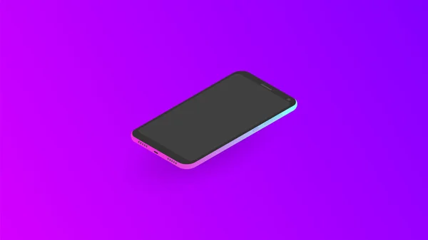 Arkası eğik Isome neon akıllı telefonu