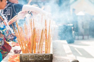 Kowloon, Hong Kong - Aralık 11 inci 2016: Wong Tai Sin Temple, 
