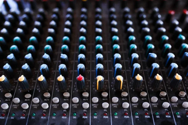 Audio mixing console dj mixer sound