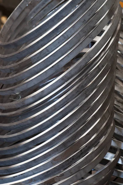 Кільця з нержавіючої сталі — стокове фото