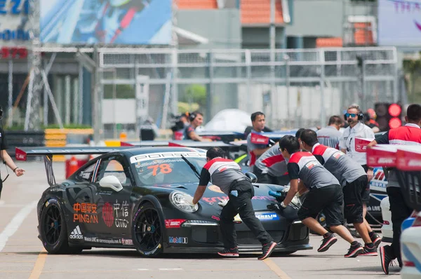 Porsche Carrera Cup Asia, Bang Saen 2017 — Foto de Stock