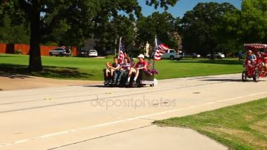 Dört Temmuz geçit Çift Kişilik Oak Texas.