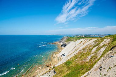 Corniche d 'Urrugne, Bask Ülkesi, Pays Bask, Fransa