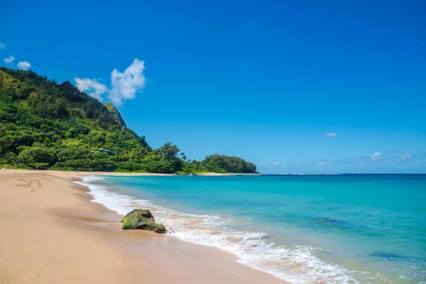 Haena, Kauai Island, Hawaii-trópusi egzotikus beach — Stock Fotó