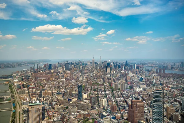 Widok z lotu ptaka, Nowy Jork — Zdjęcie stockowe