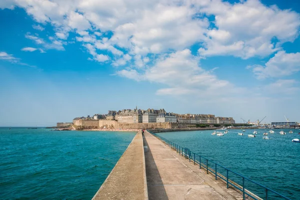 Vista de Saint Malo, Bretagne, Francia — Foto de Stock