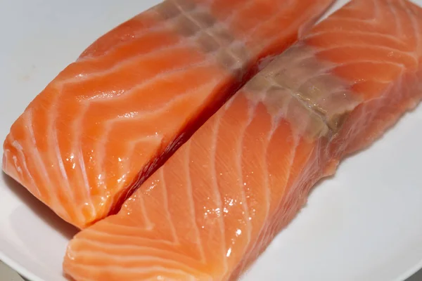Salmon dish — Stock Photo, Image