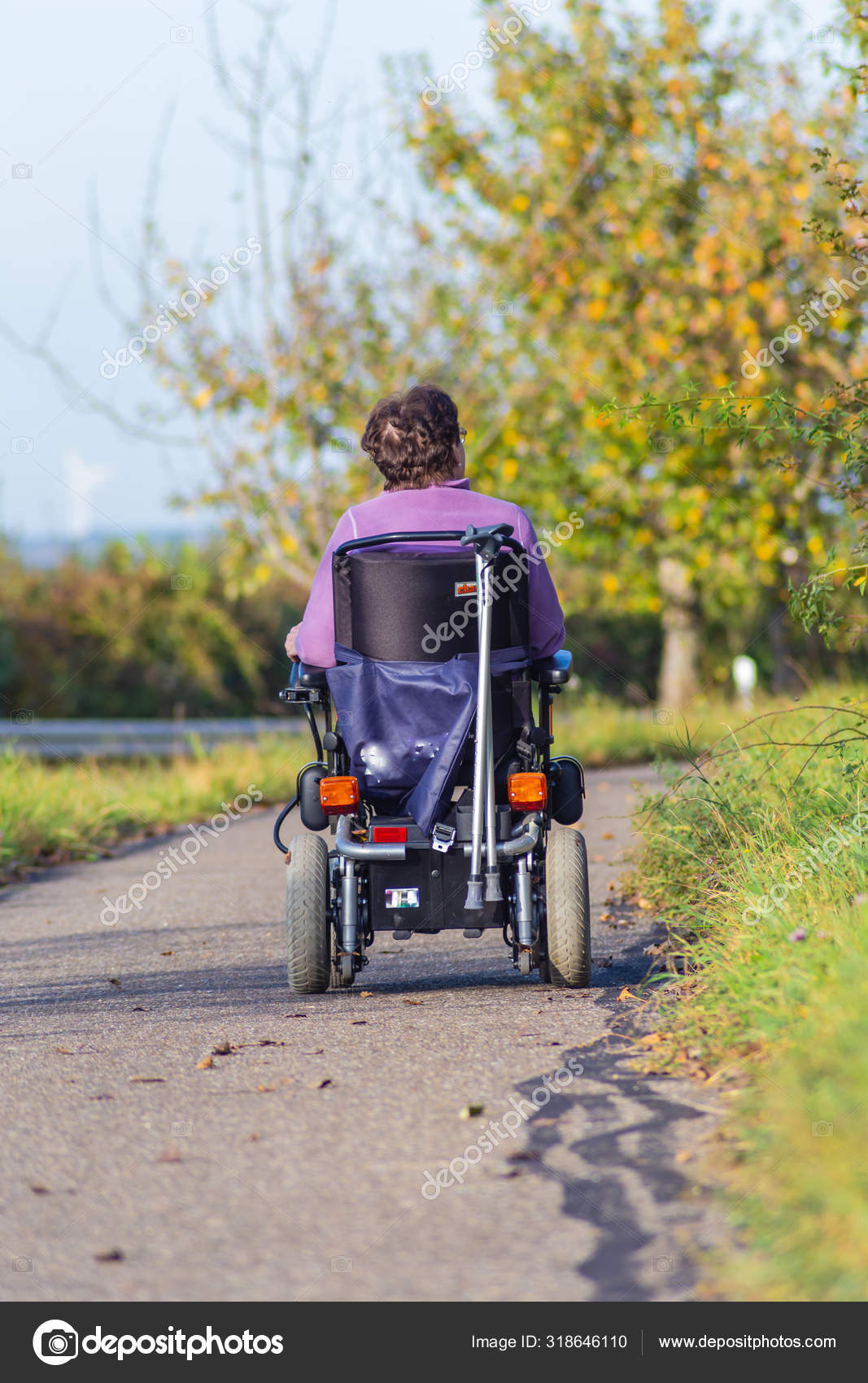 Motorized wheelchair — Stock Photo © rudolfgeiger #318646110