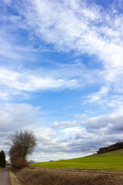Wolken Himmel Über Süddeutschland — Stockfoto
